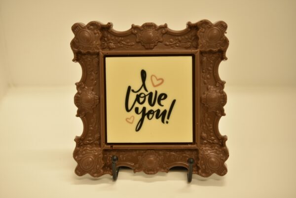 Kader met tekst " I love You"