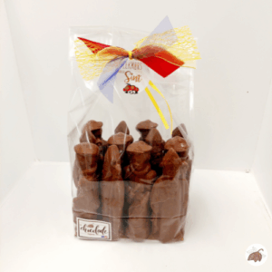 Zak met Sint figuurtjes 12 stuks.