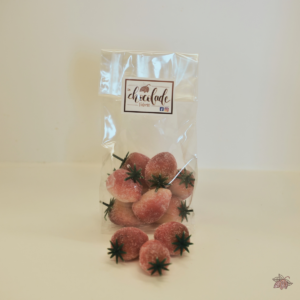 Aardbeien in marsepein