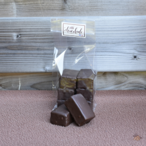 Spekken omhult met pure chocolade
